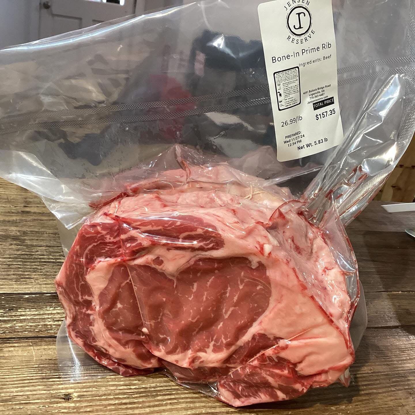 Prime Rib, Tied & Bone In