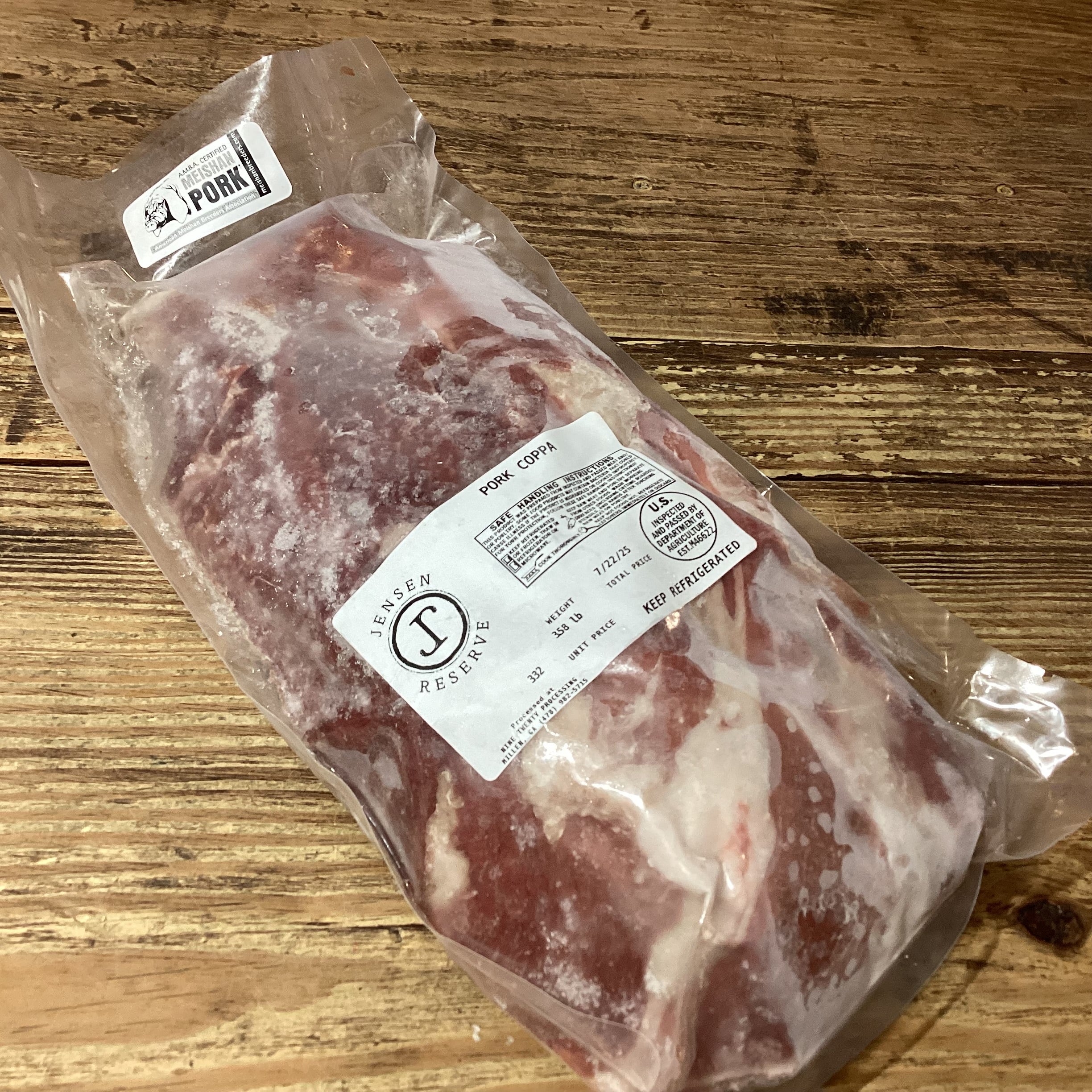 A.M.B.A. Certified Meishan Pork Coppa Roast