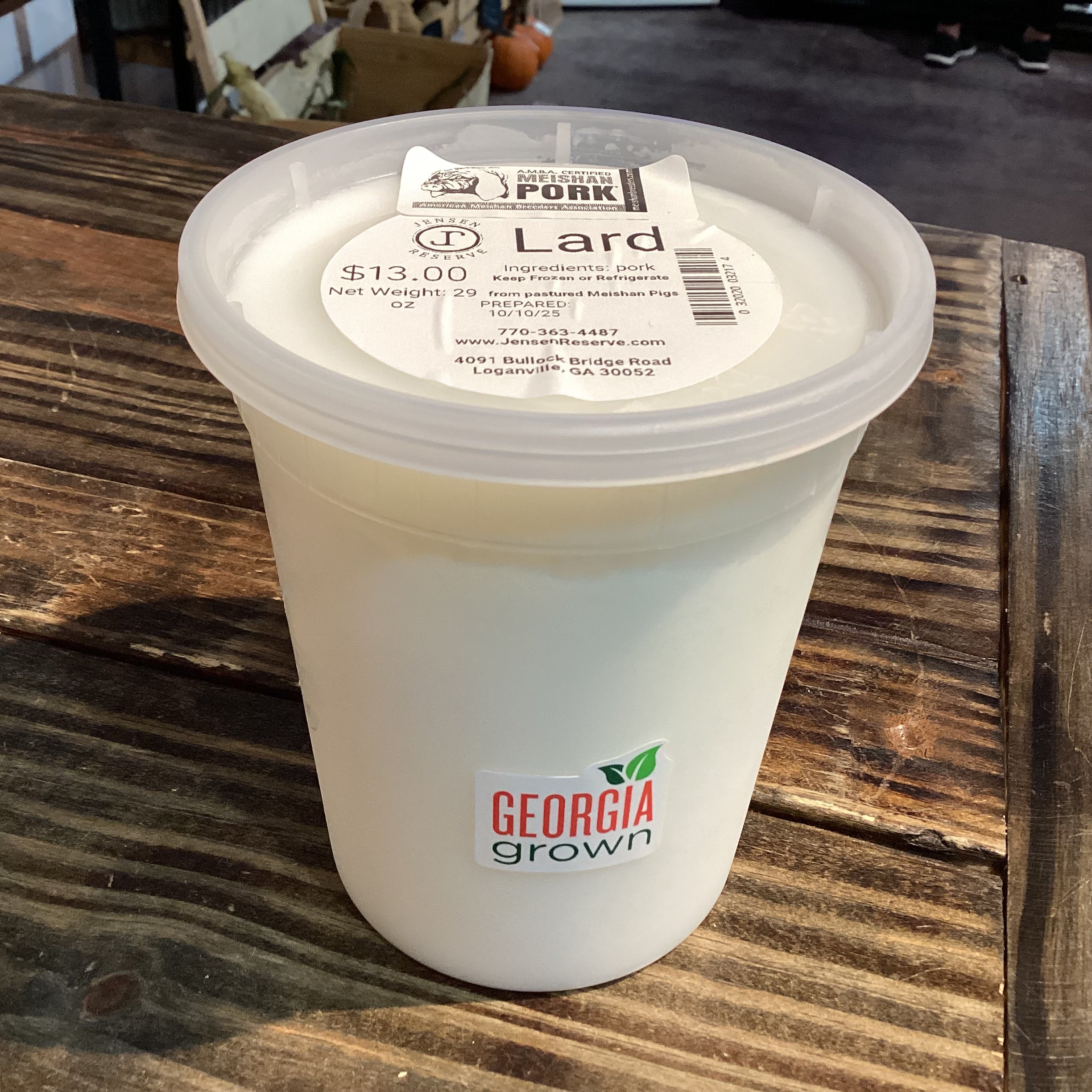 A.M.B.A Certified Meishan Lard