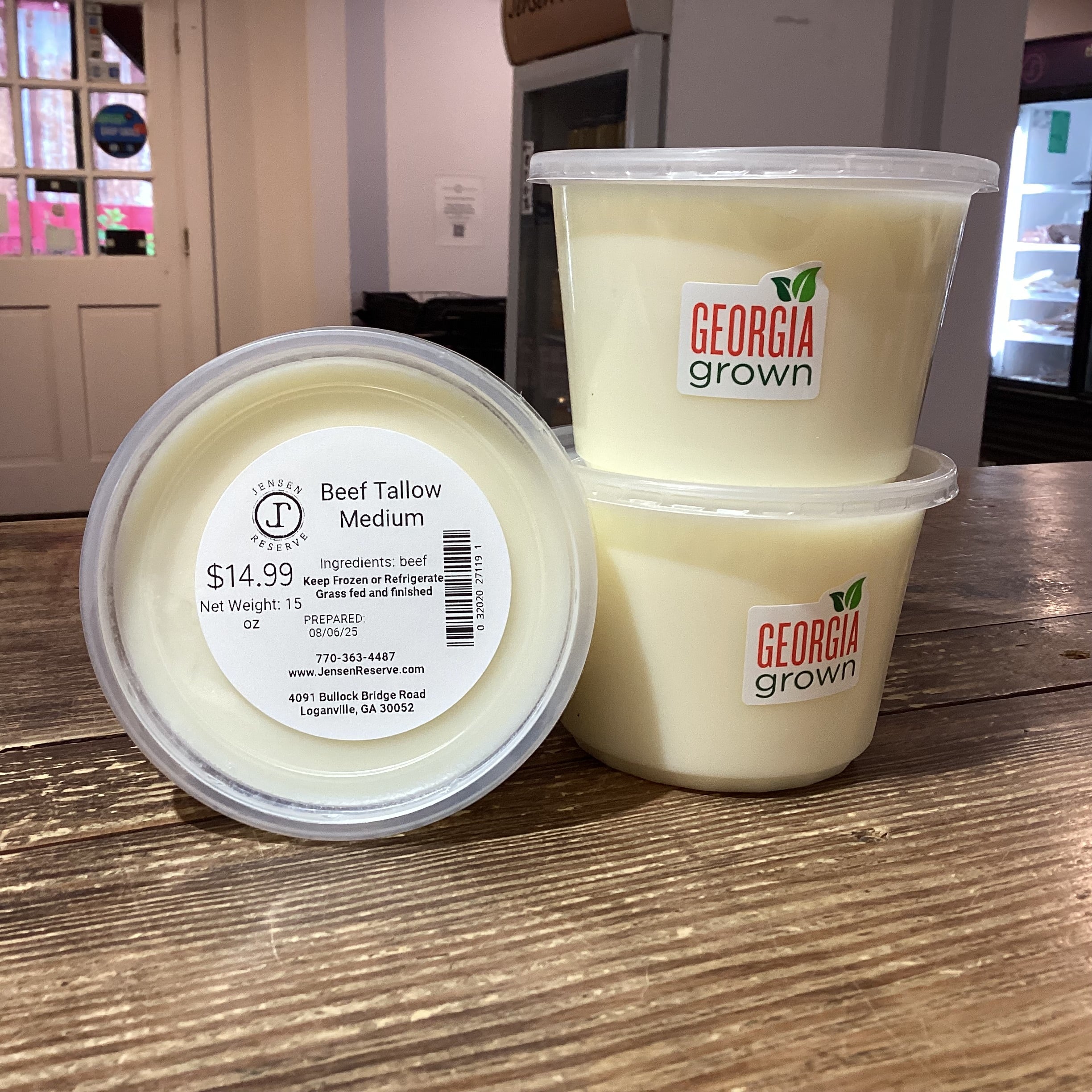 Beef Tallow, Grass Fed & Finished Beef, Georgia Grown