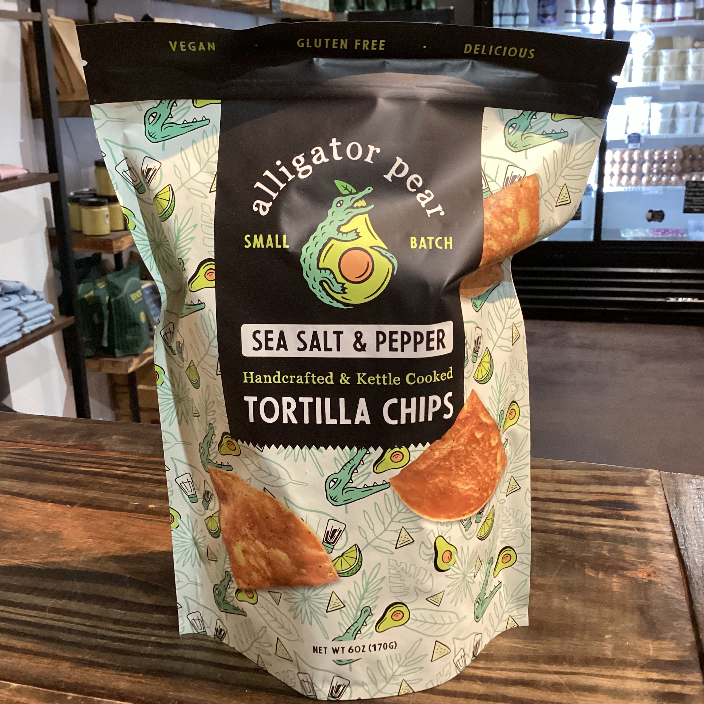 alligator pear Tortilla Chips