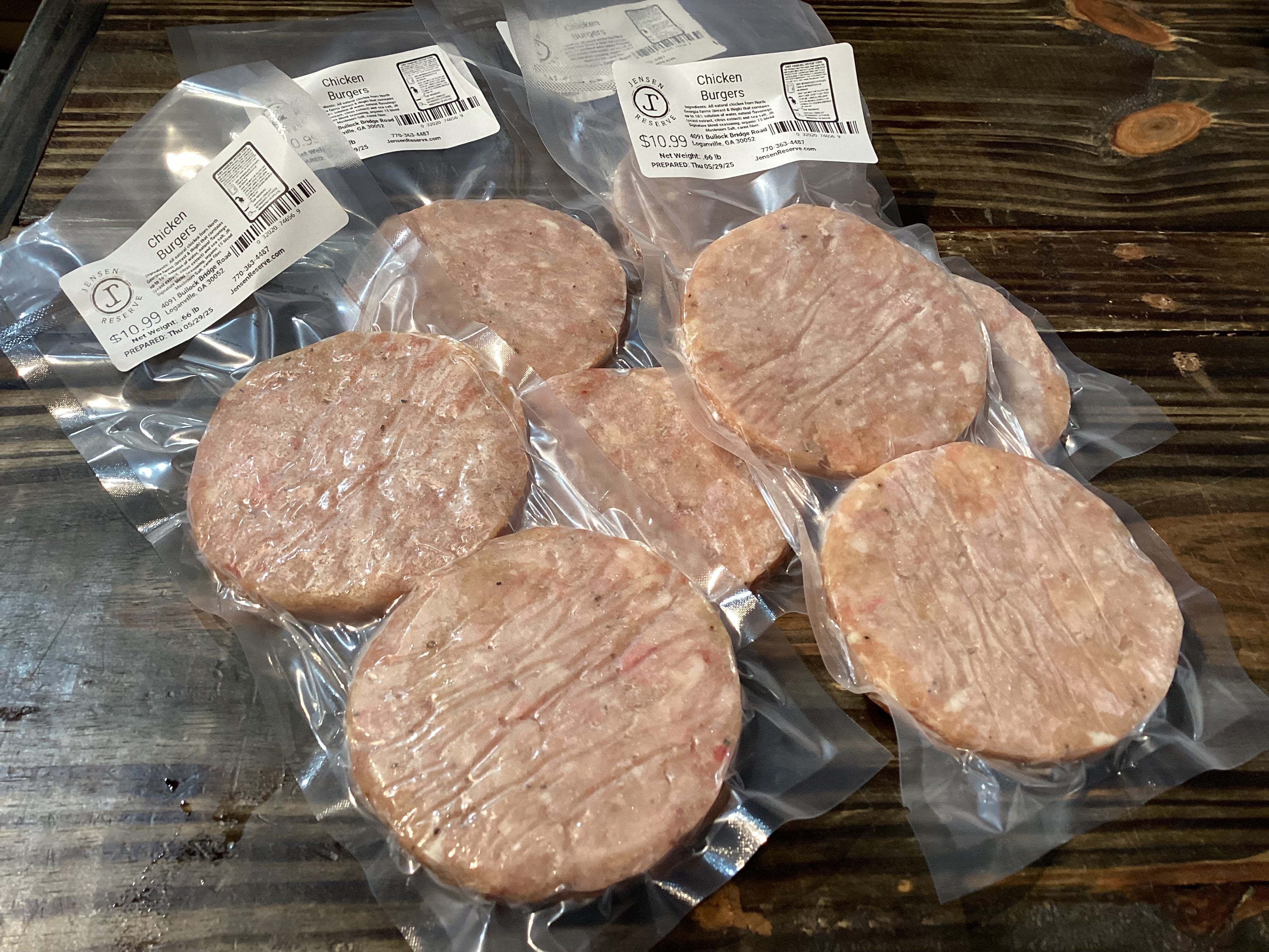 Chicken Burgers - Custom Grind