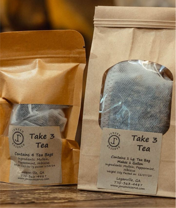 Take 3 Tea bags