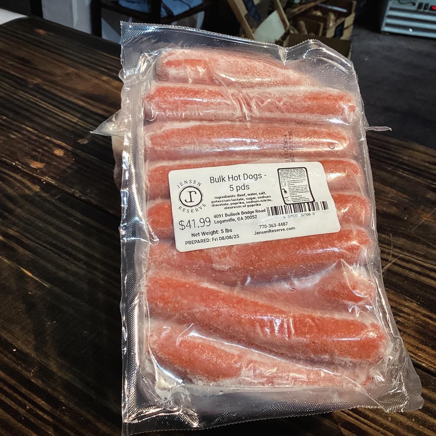 All Beef Gluten Free Hotdogs