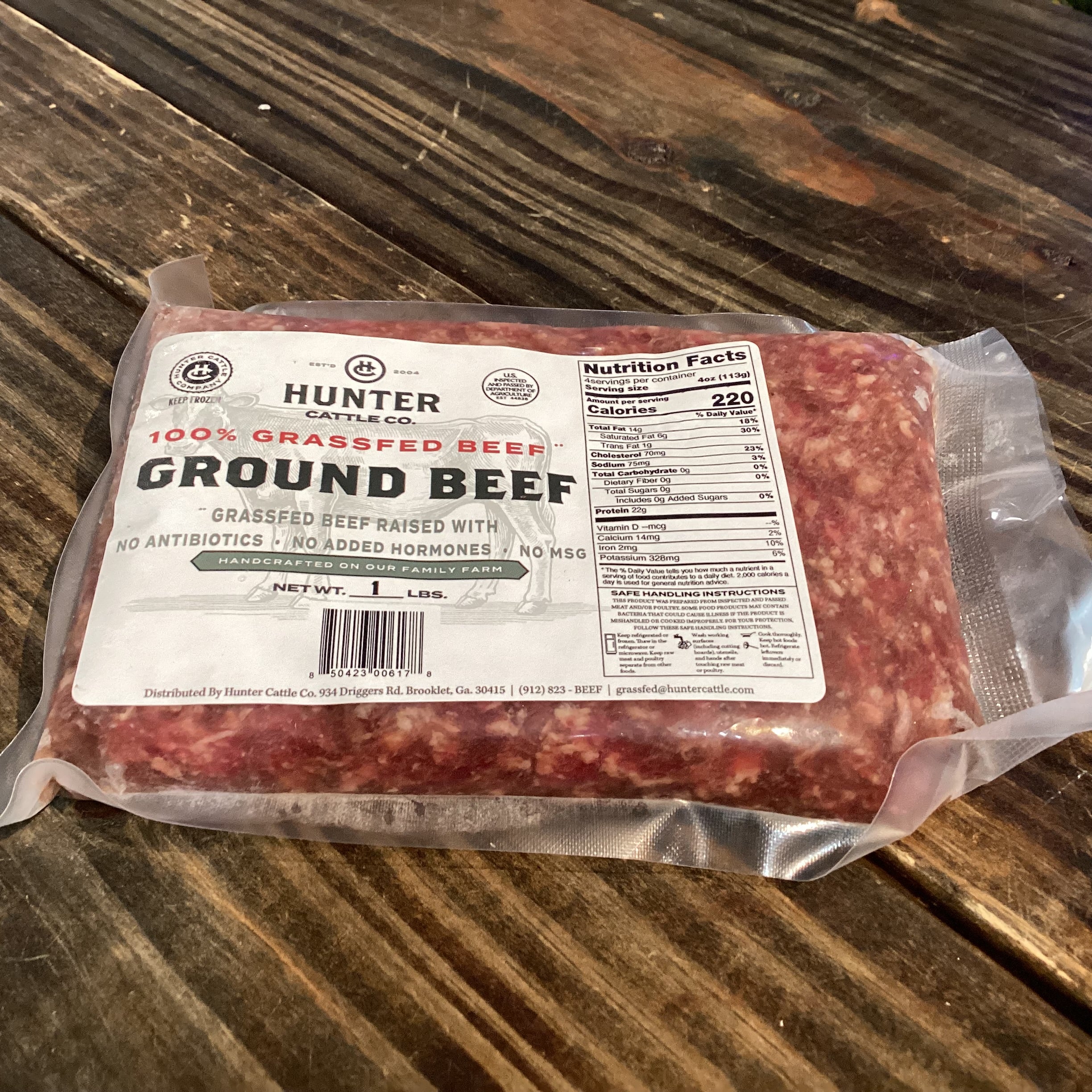 Grass Fed and Finished Ground beef