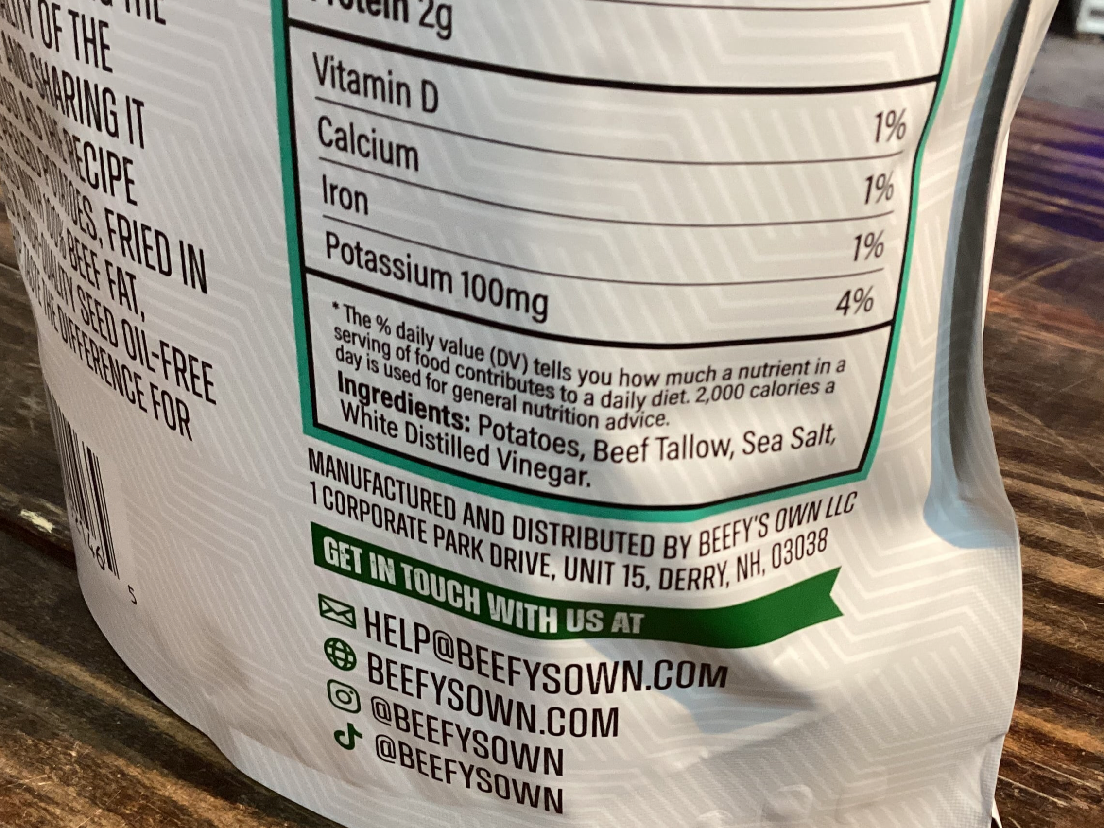 Beefy's Own Potato Chips - 5 Flavors to Choose From