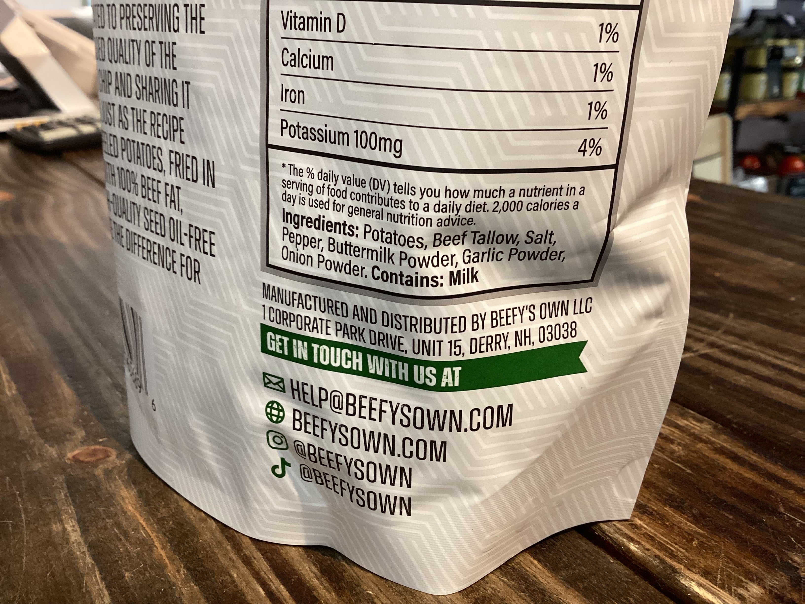 Beefy's Own Potato Chips - 5 Flavors to Choose From