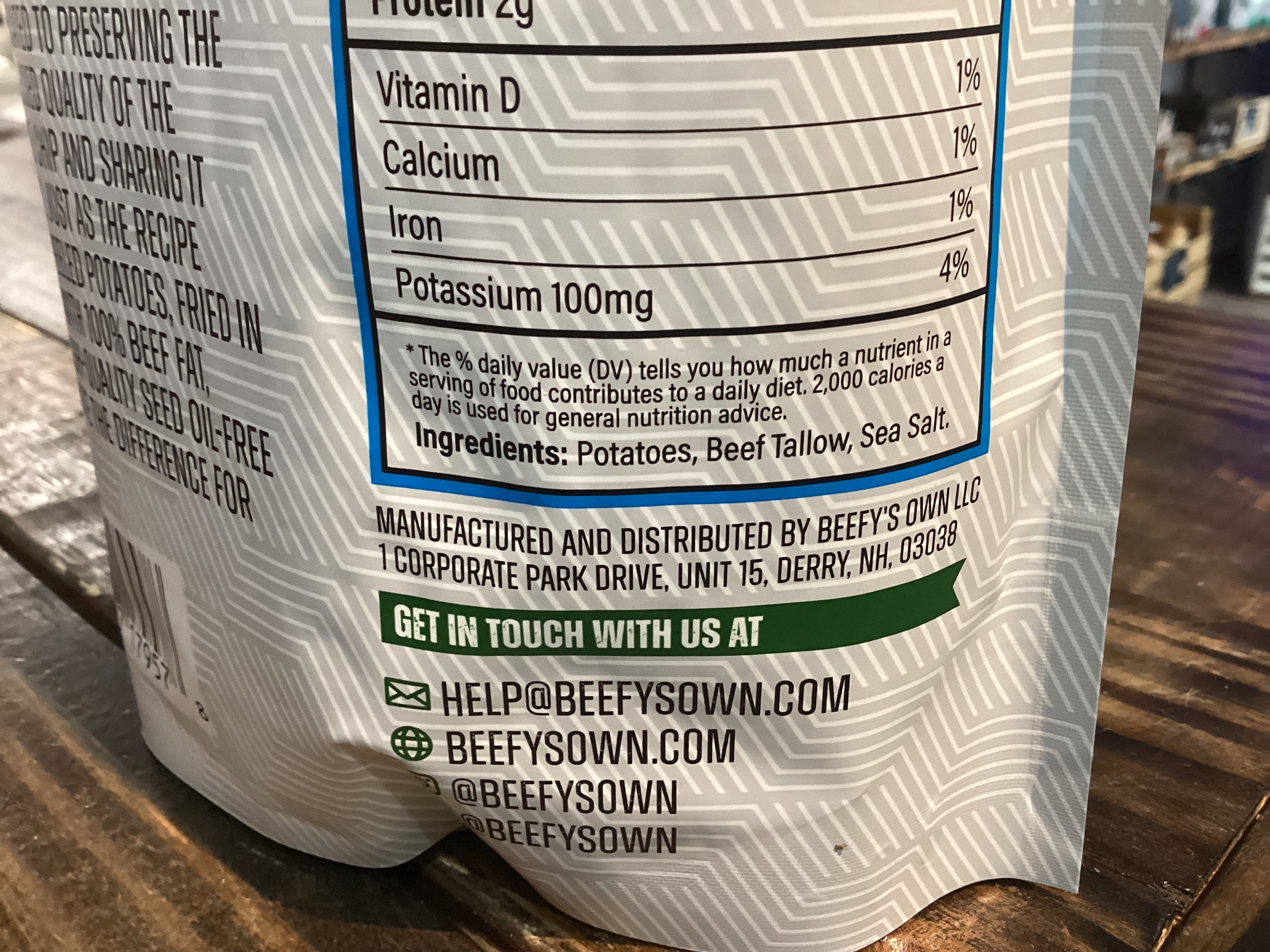 Beefy's Own Potato Chips - 5 Flavors to Choose From