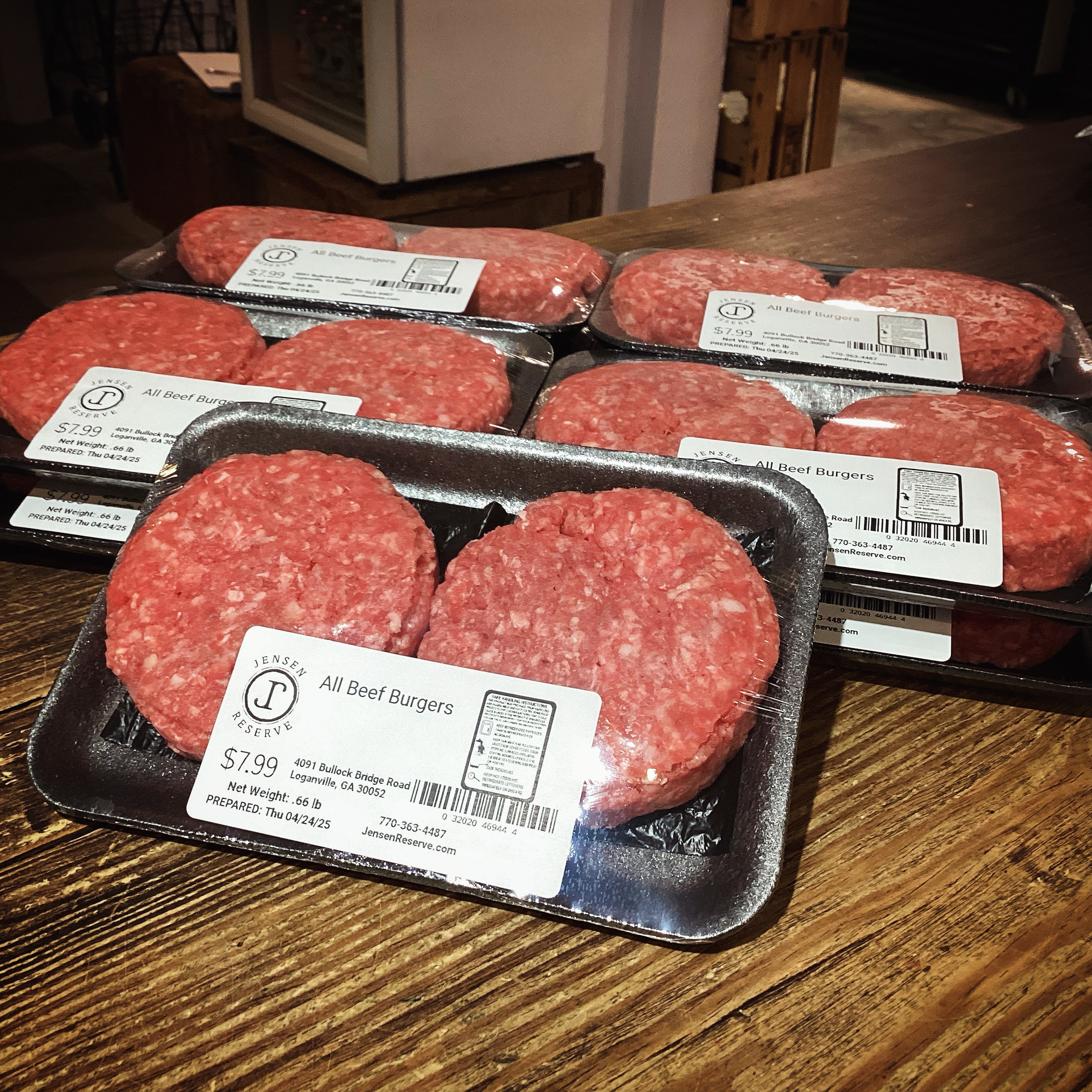 All Beef Burgers