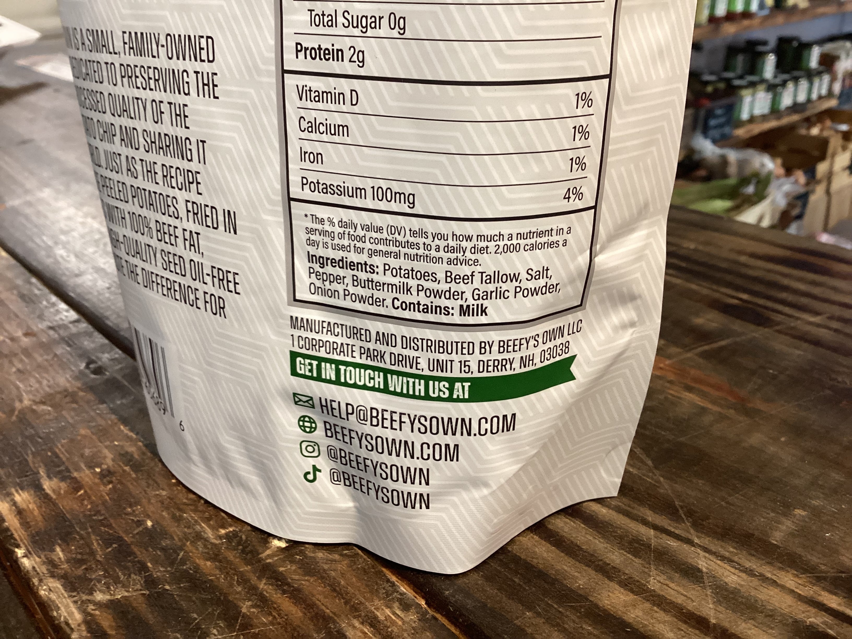 Beefy's Own Potato Chips - 5 Flavors to Choose From