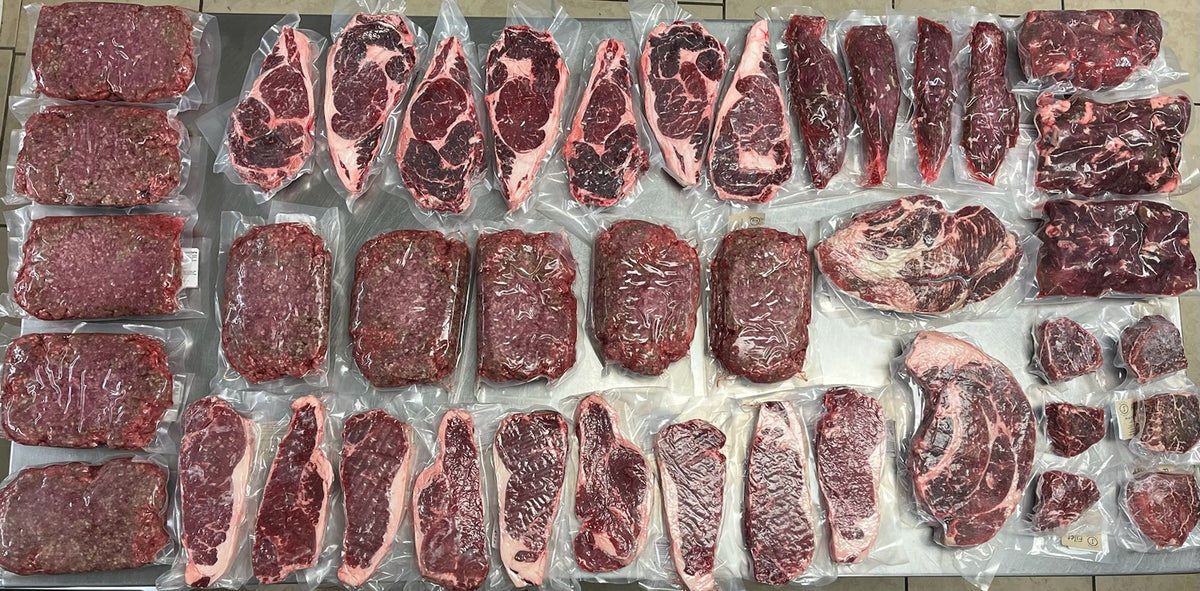 1/4 to Whole Cow Packages - Grain Fed & Finished - Shipping