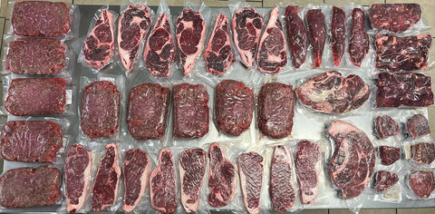1/4 to Whole Cow Packages - Grain Fed & Finished - Shipping Included