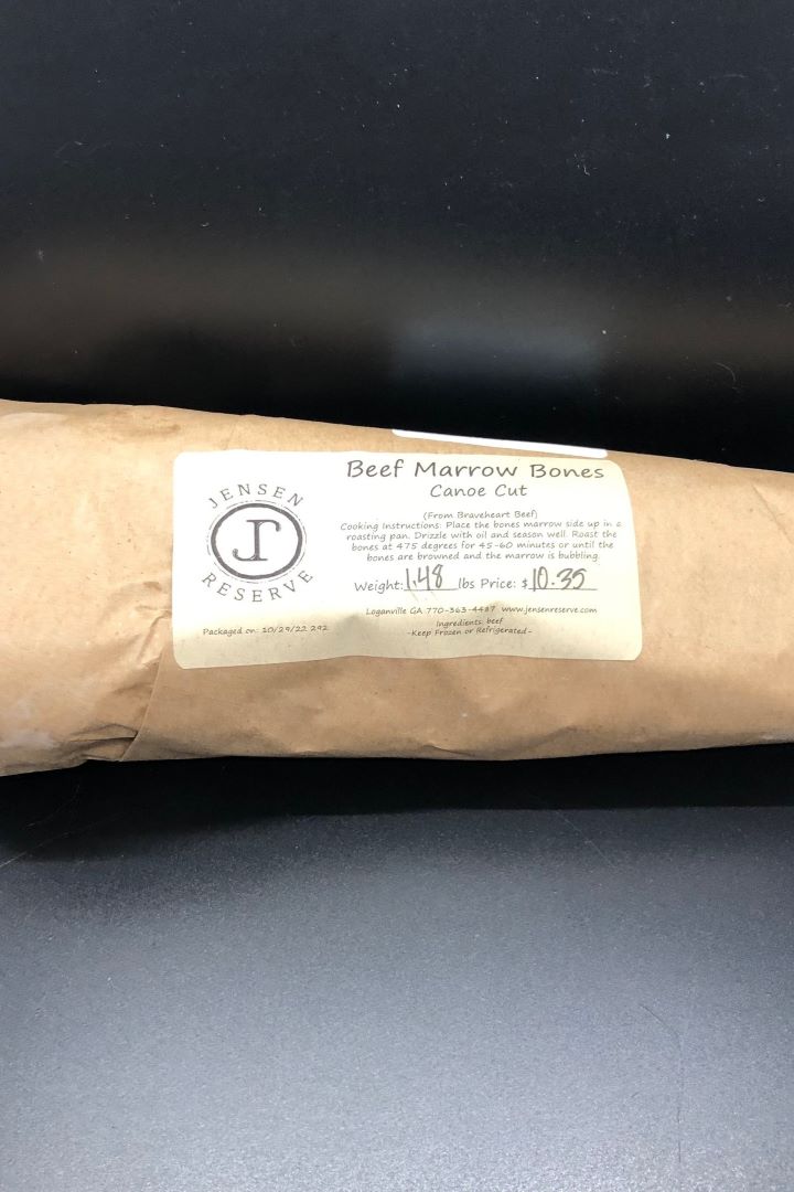 Beef Marrow Bones - Canoe Cut - Grass Fed & Finished