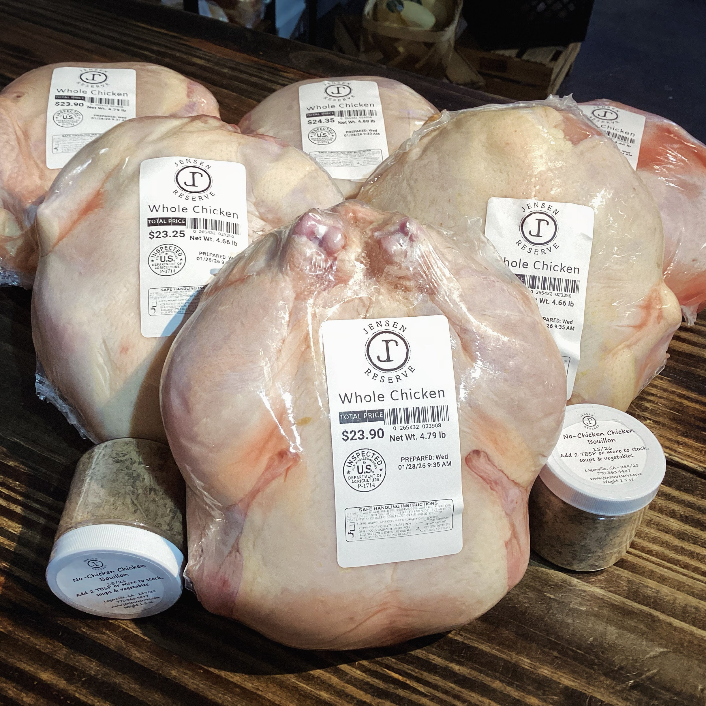 Chicken (Whole Bird), per bird