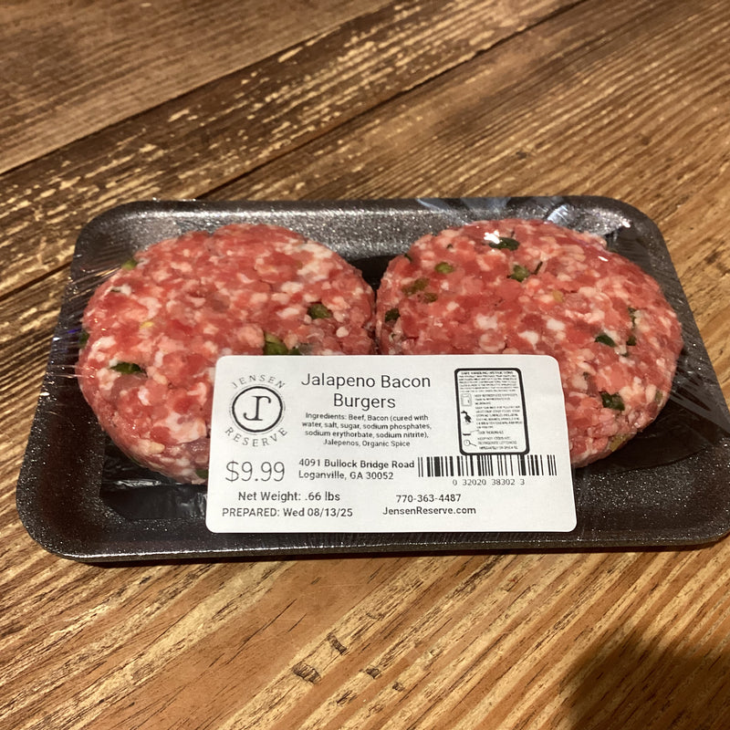 Jalepeno Bacon Burgers – Jensen Reserve Jalepeno Bacon Burgers – Jensen Reserve