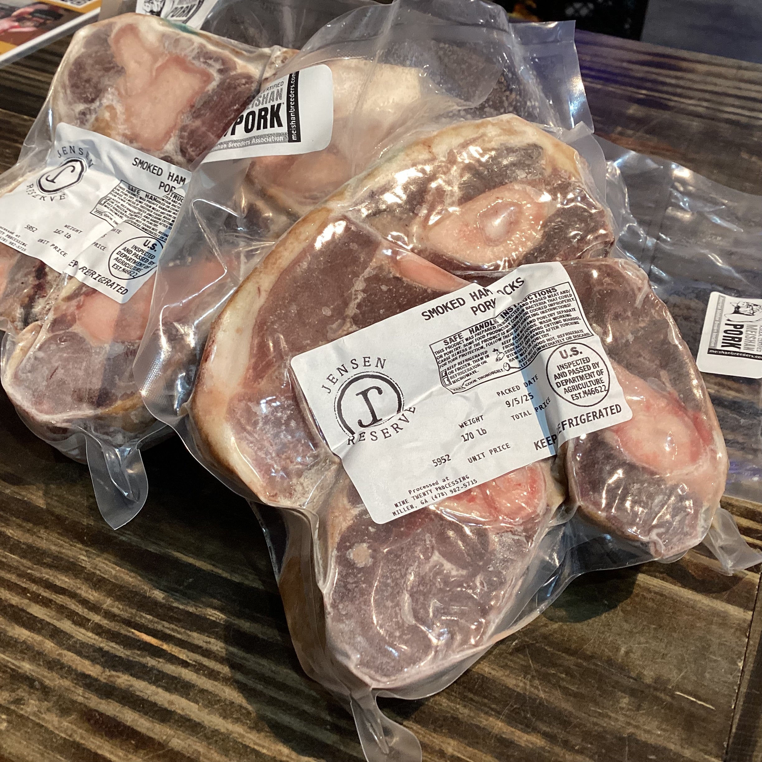 A.M.B.A. Certified Meishan Pork Smoked Ham Hocks