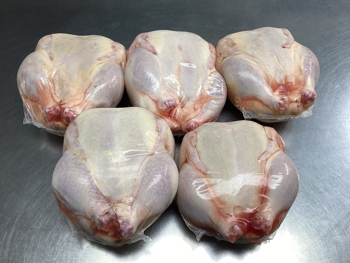Chicken (Whole Bird), Case of 5 Birds Packaged Individually