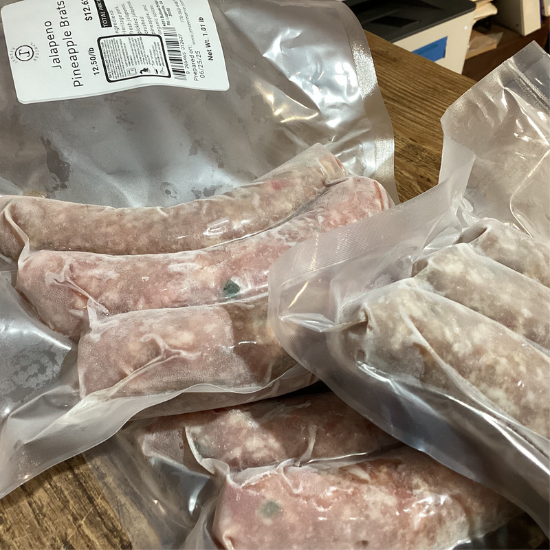 Pork Bratwurst Links, 4 Flavors, 3 Links Per Pack, Ready to Cook