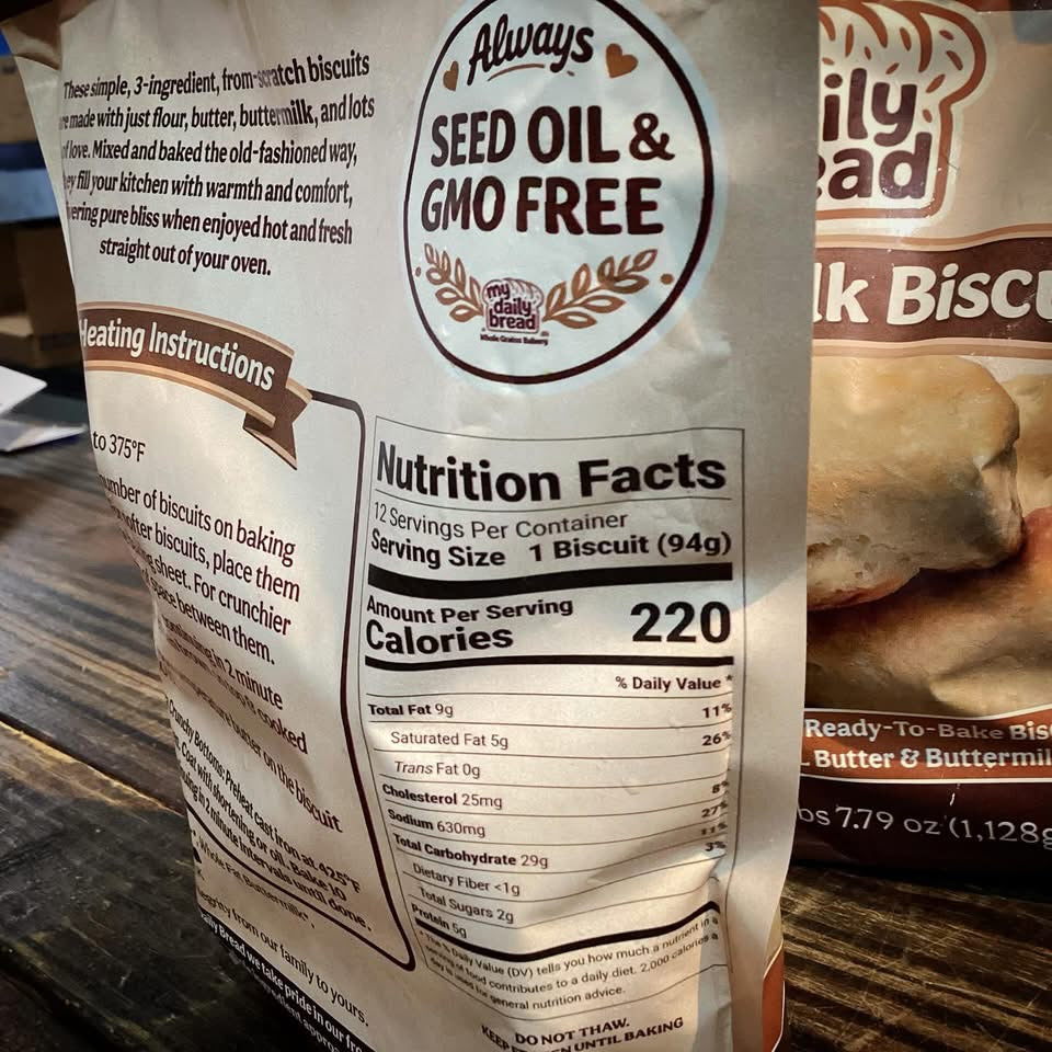Buttermilk Biscuits Frozen