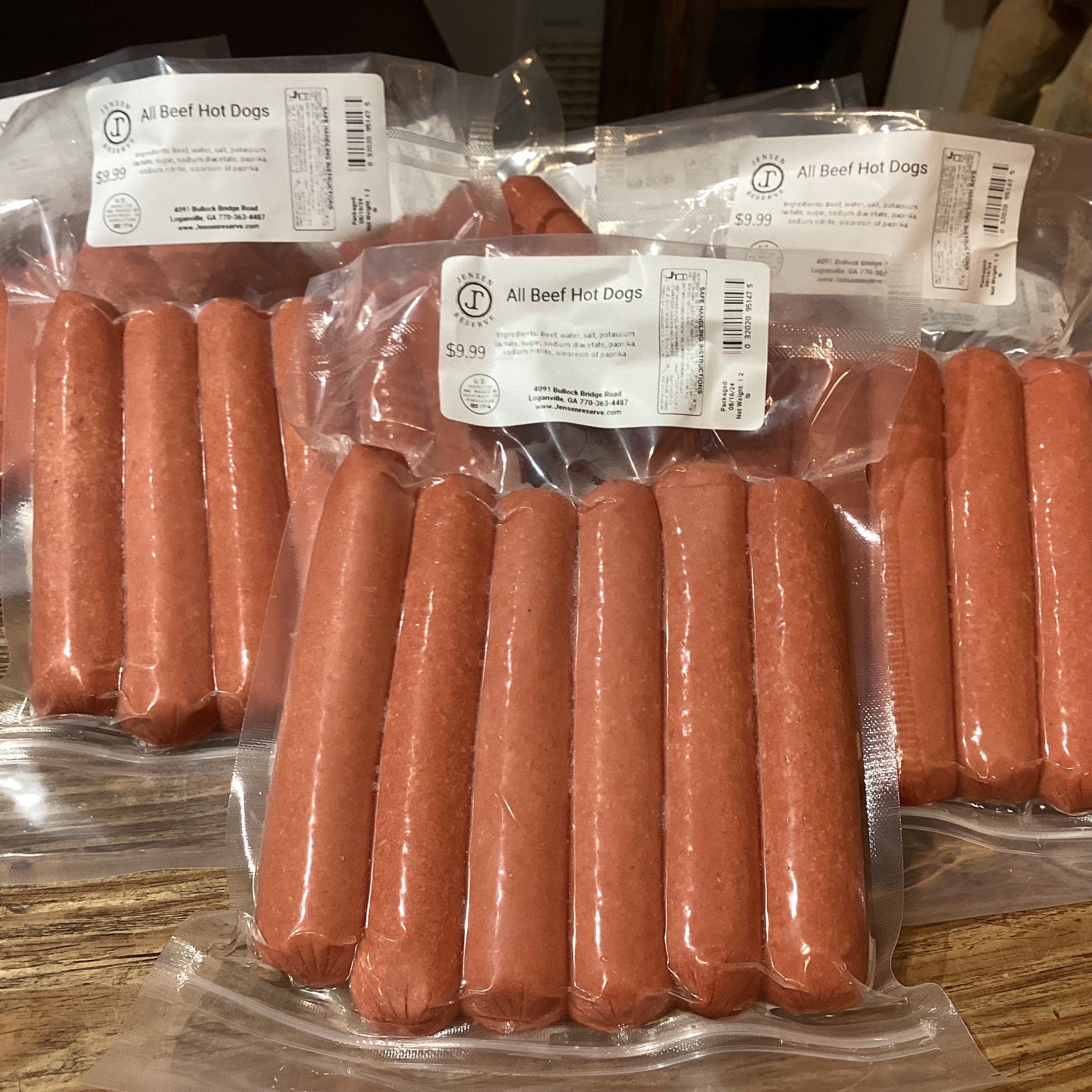 All Beef Gluten Free Hot Dogs