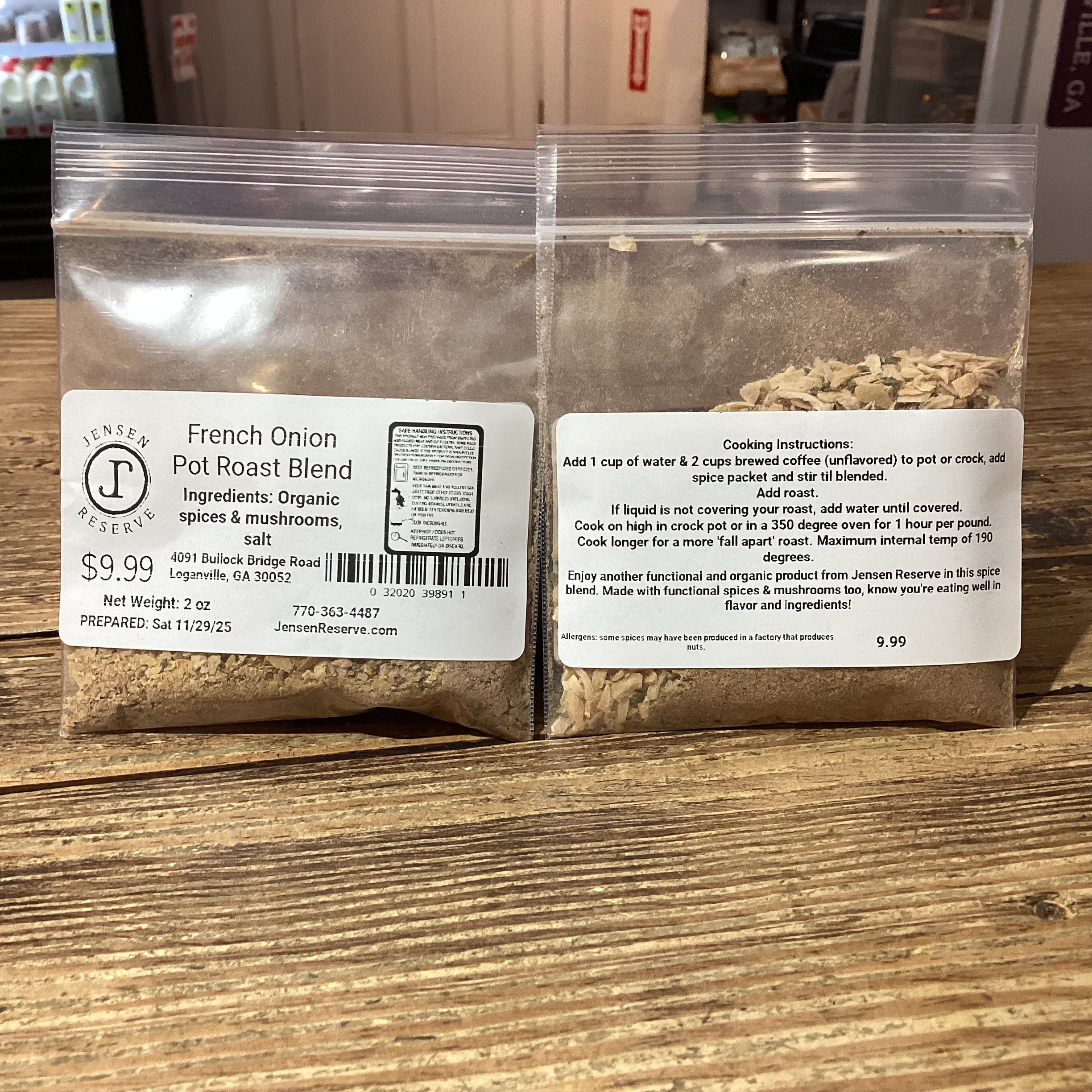 French Onion Pot Roast Seasoning Blend – Jensen Reserve