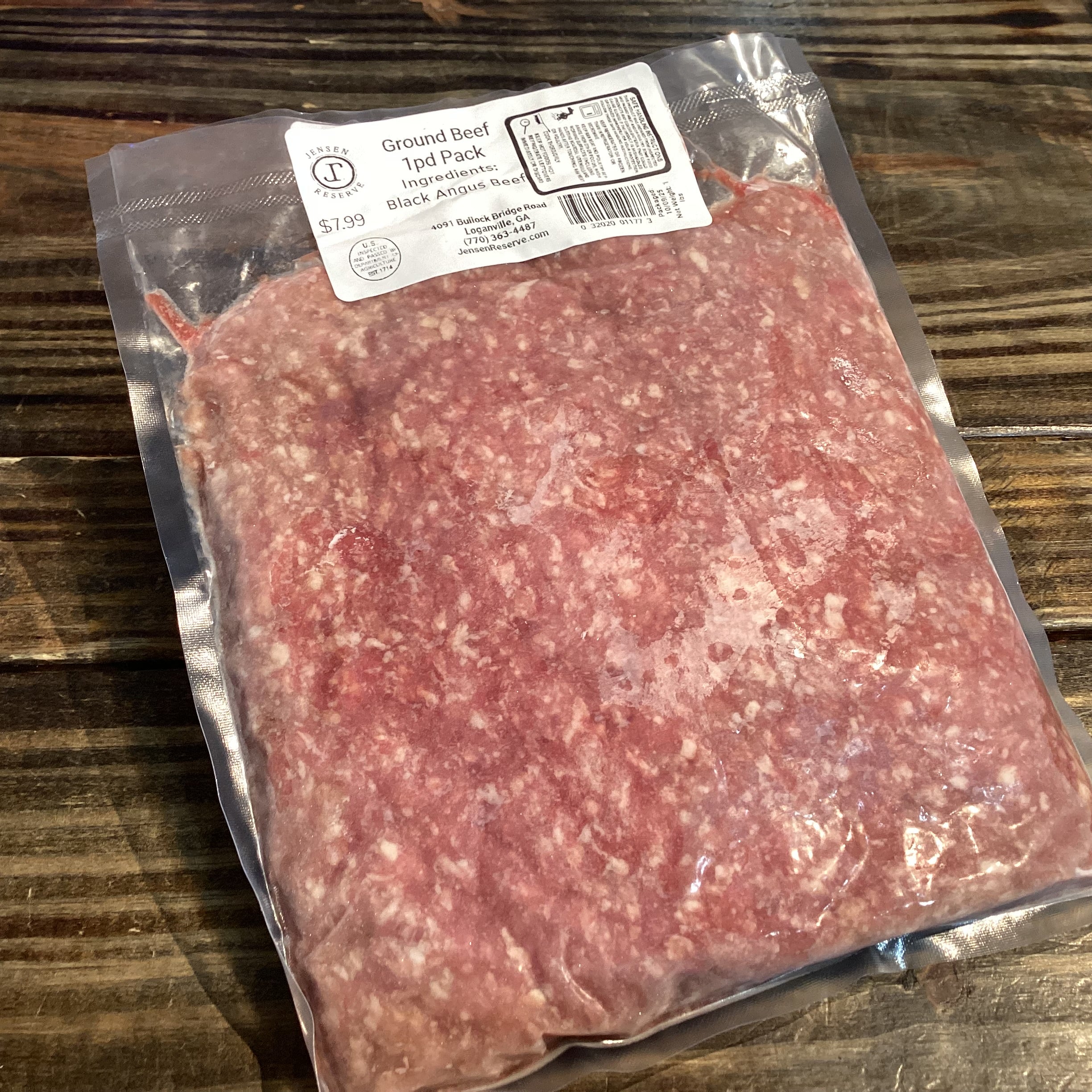 Ground Beef - Jensen Reserve - Loganville GA