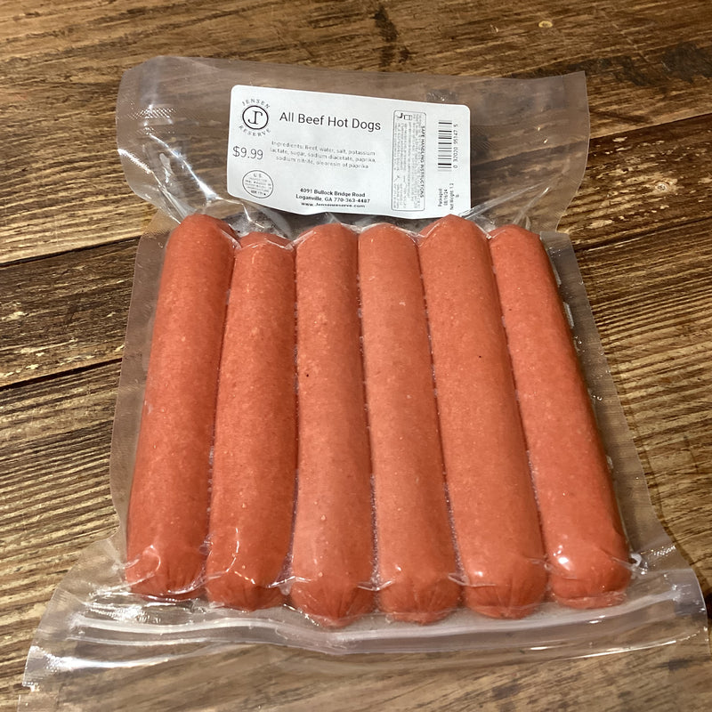 All Beef Gluten Free Hot Dogs