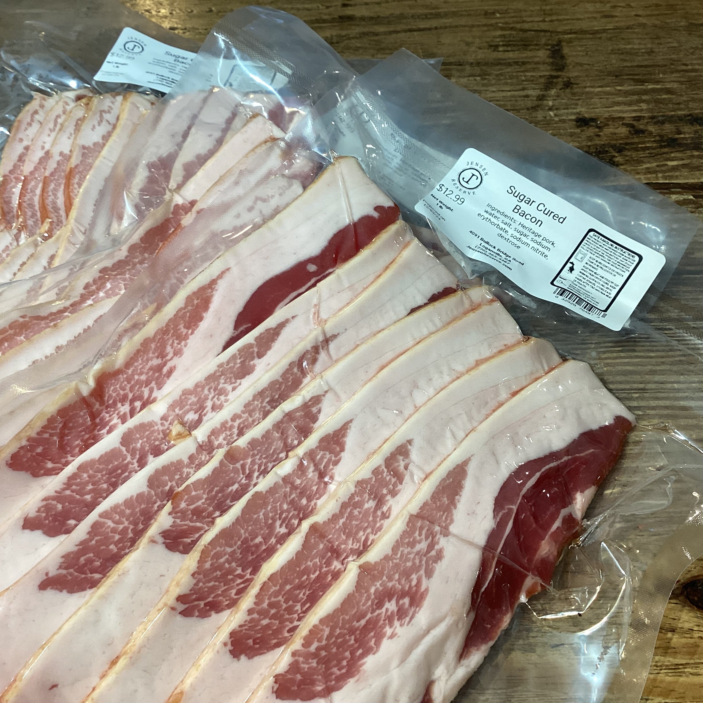 Sugar Cured Bacon - Thick Cut