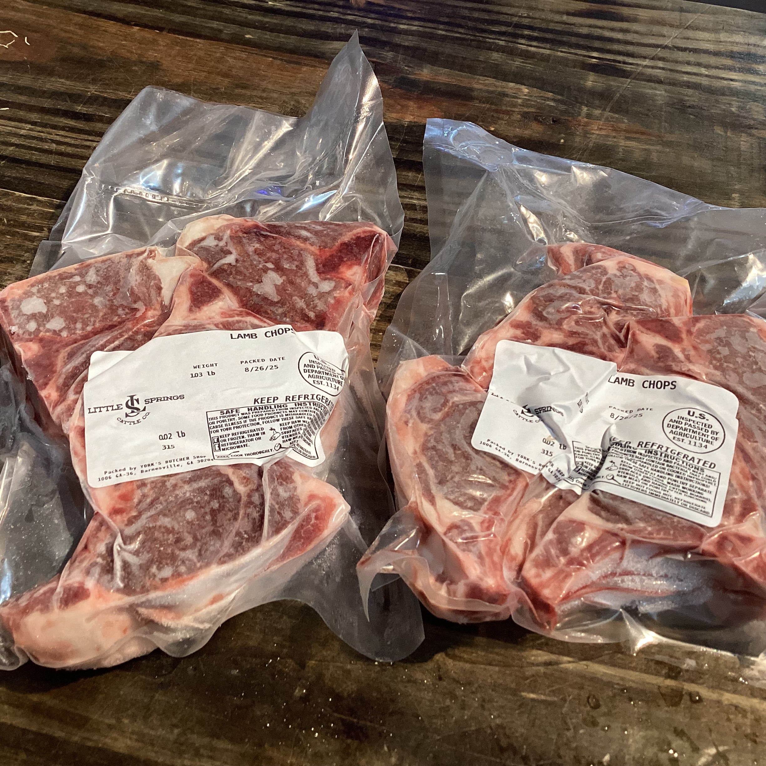 Little Springs Lamb Chops