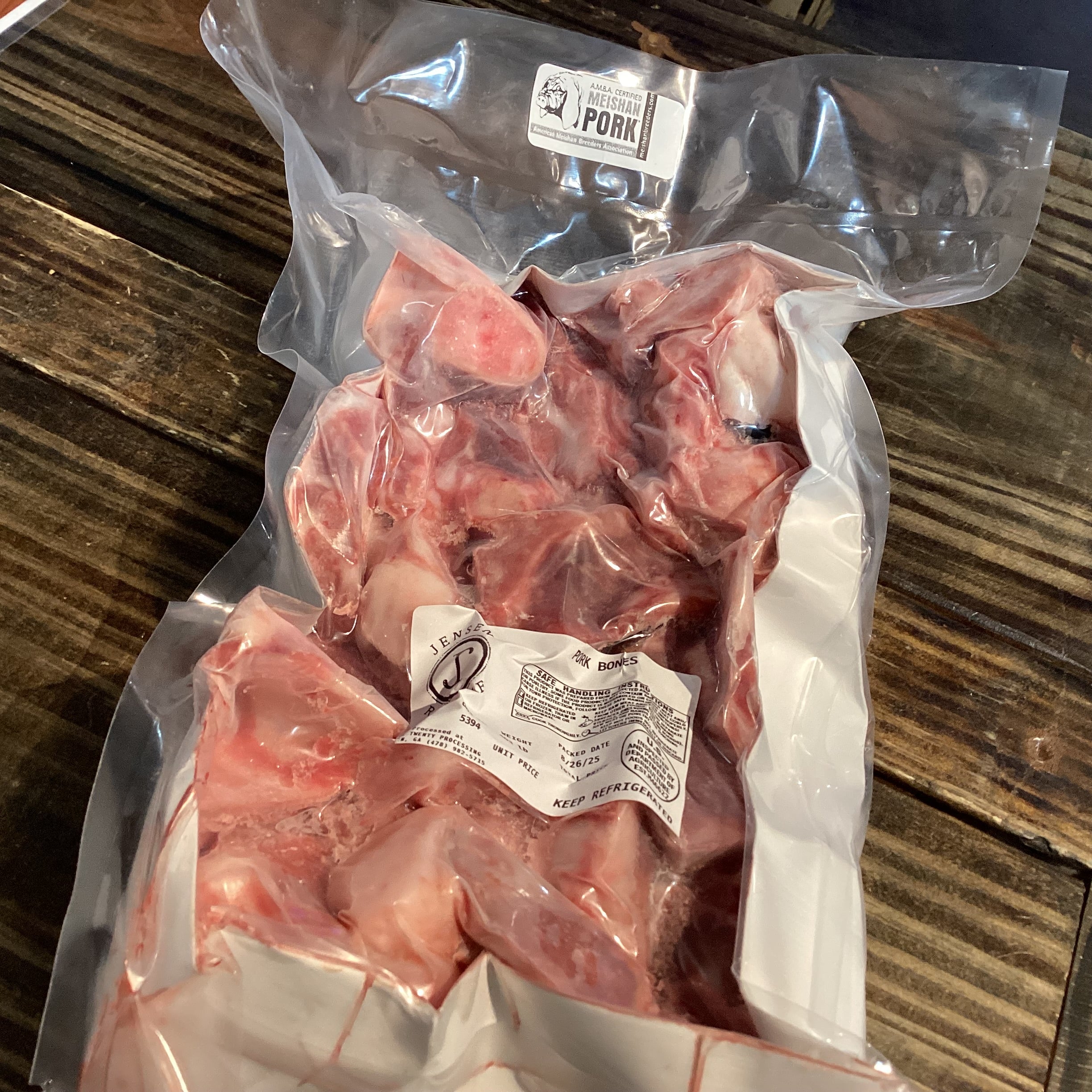 A.M.B.A. Certified Meishan Pork Soup Bones