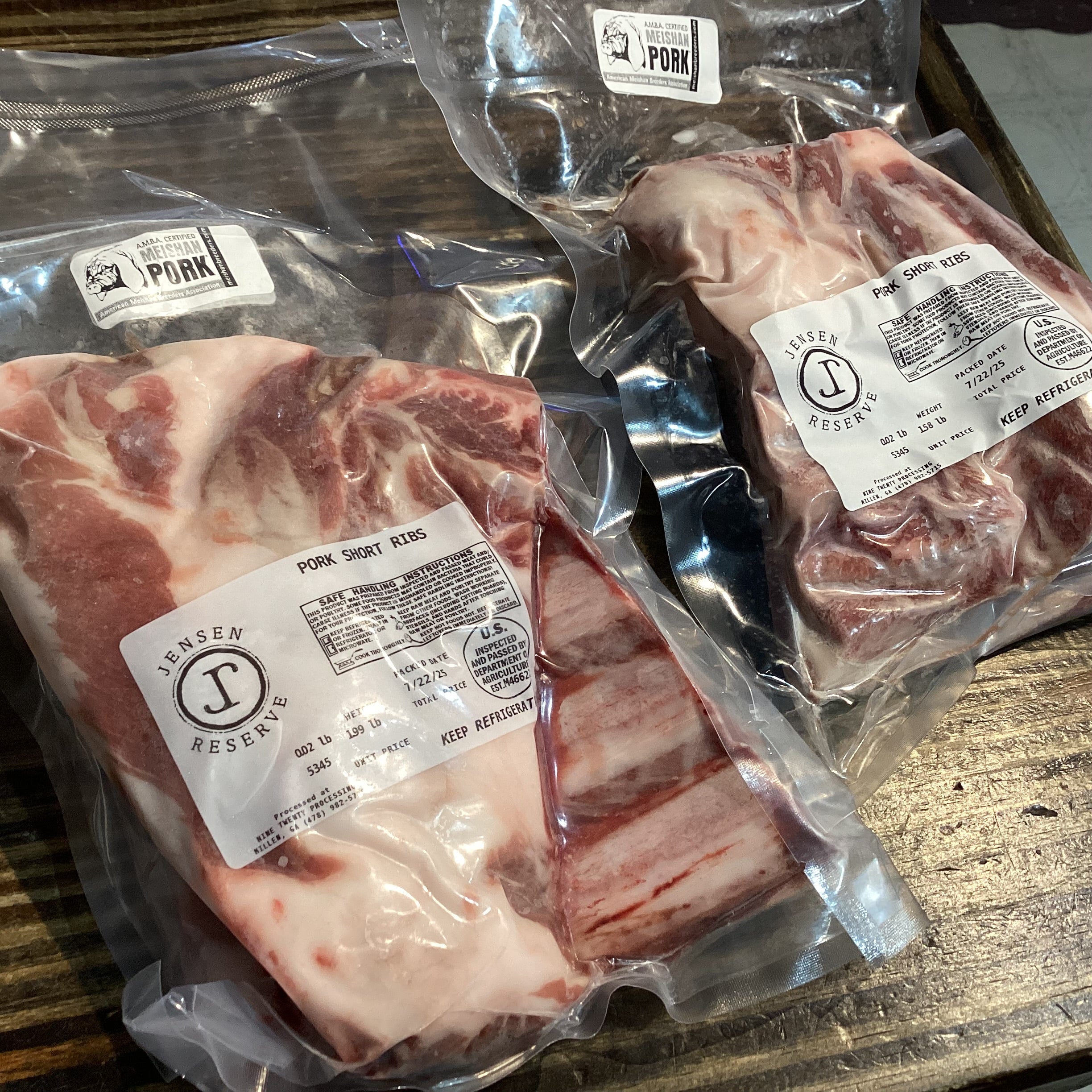 A.M.B.A. Certified Meishan Pork Short Ribs