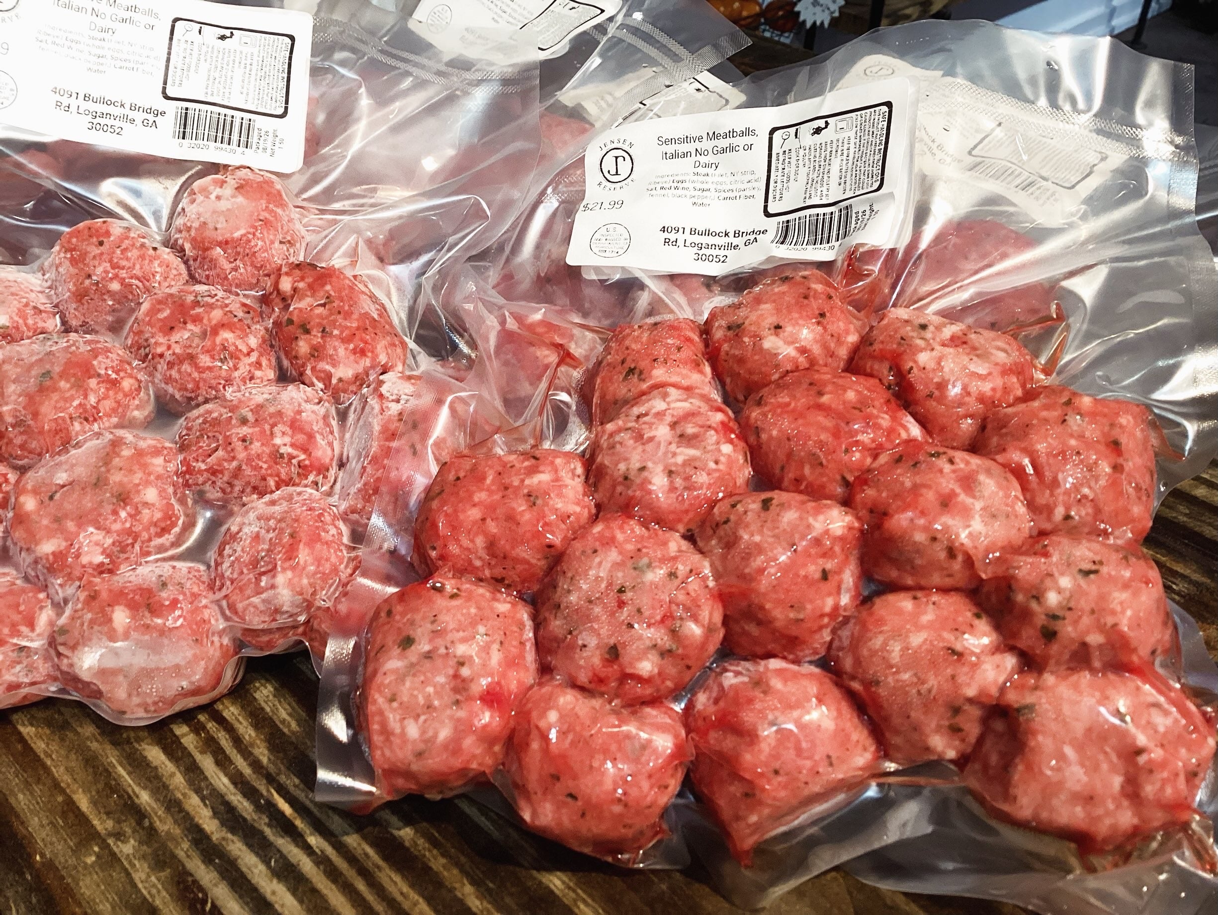 Sensitive Meatballs, Italian with No Dairy or Garlic