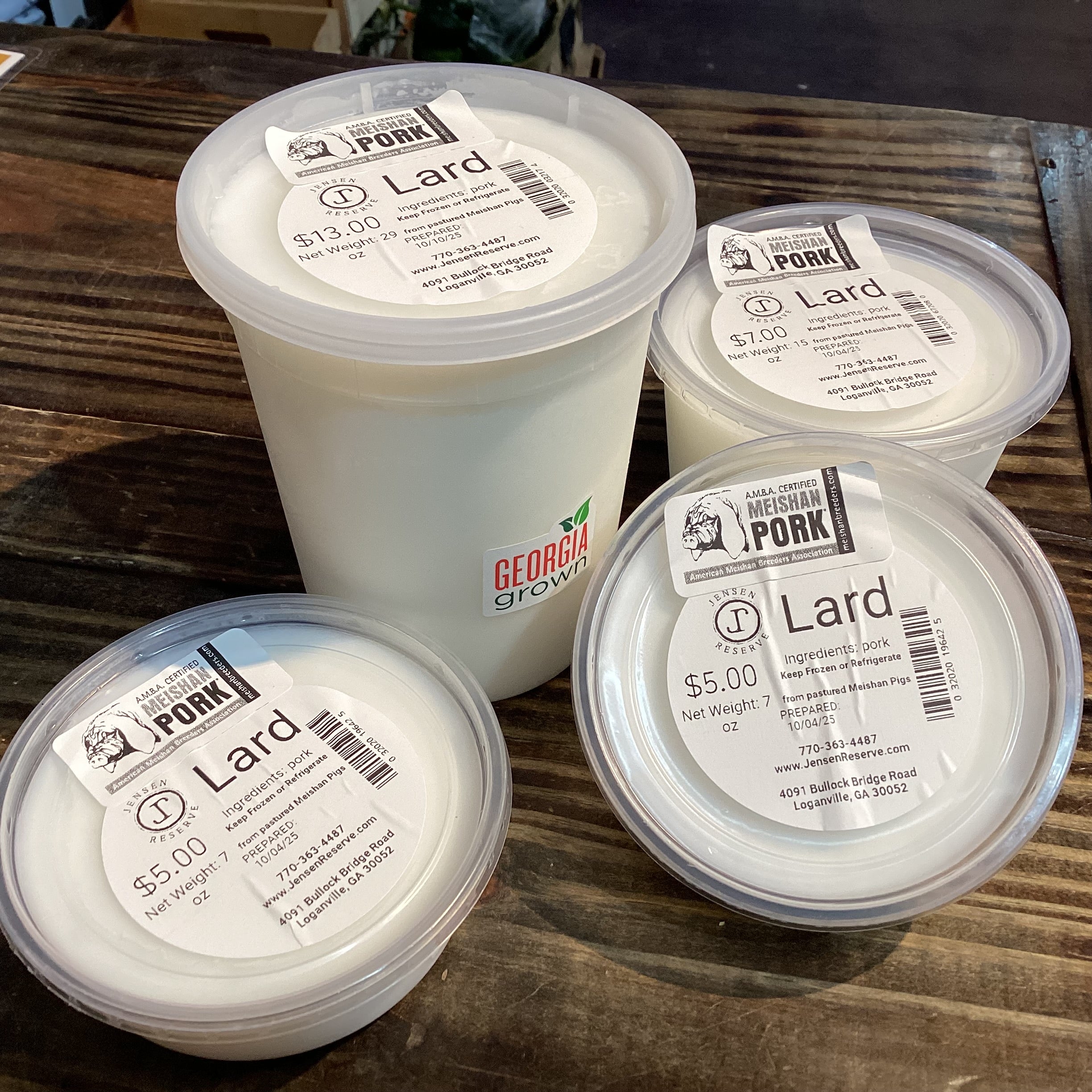 Certified Meishan Lard