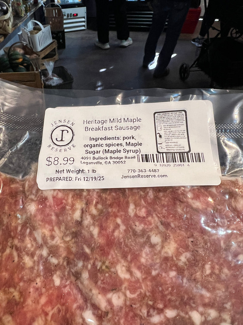 Maple Sage Breakfast Sausage (Mild)