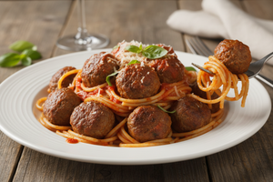 All Beef Garlic Meatballs - Raw #keto